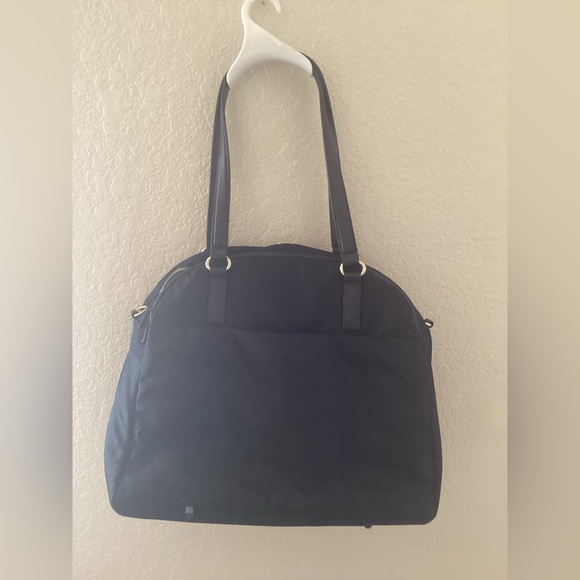 Lo & Sons Women's Laptop Bags Black Purple Lavender Large 13” - Picture 2 of 12